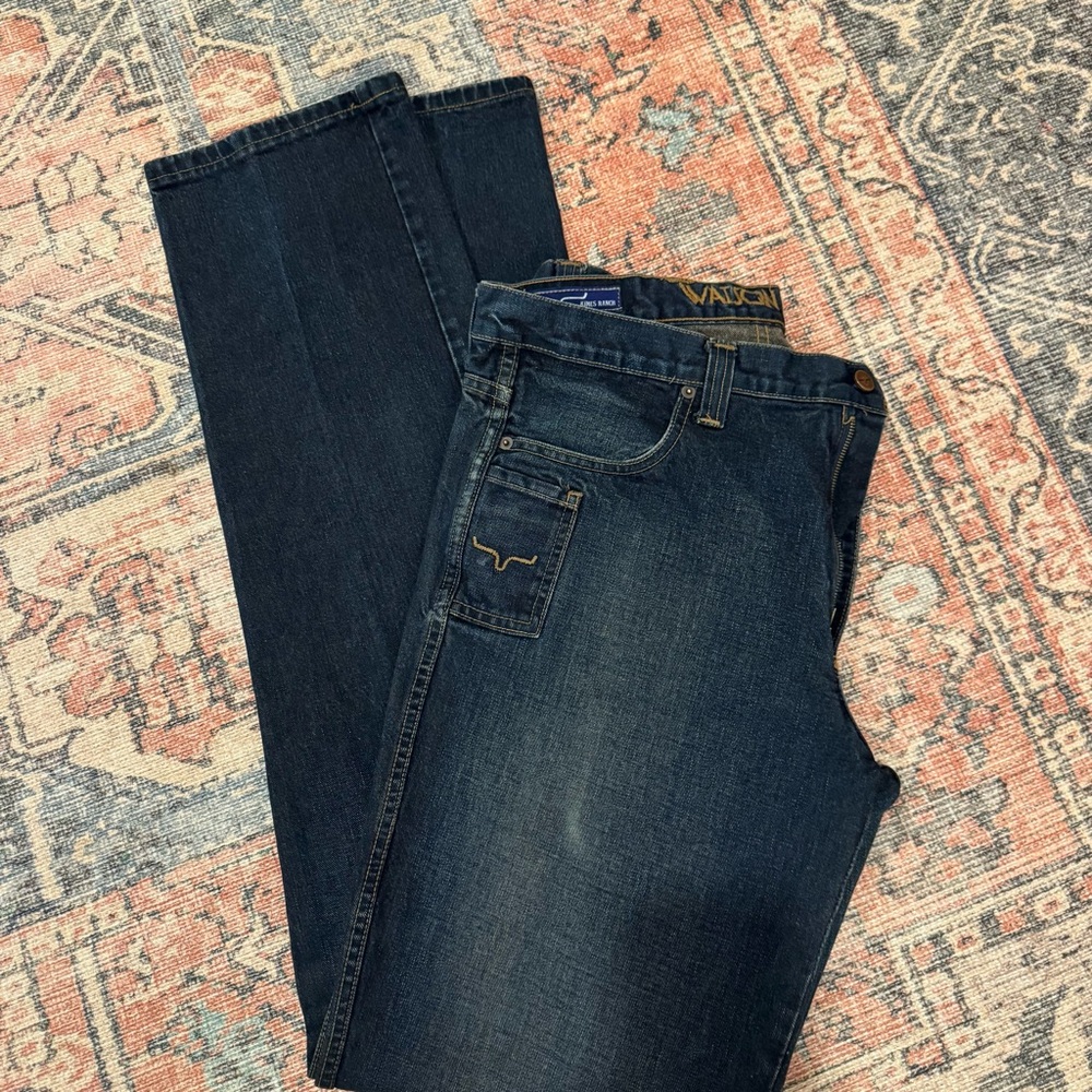 Kinds Men's Dark Blue Jeans